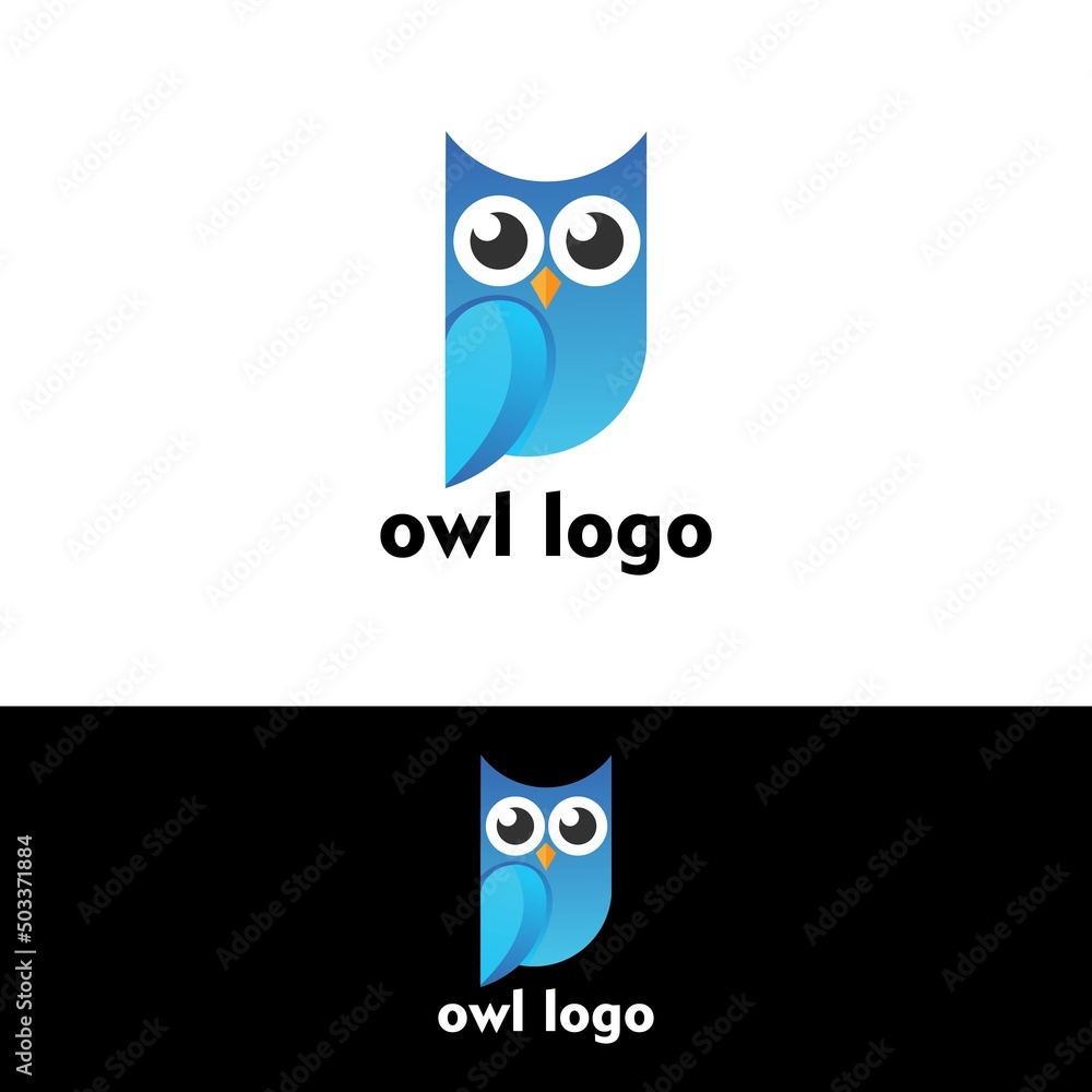 Owl Logo icon shield wing creative Modern Design Owl Logo icon shield wing creative Modern Design