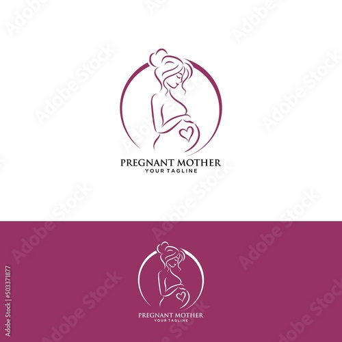pregnant woman logo