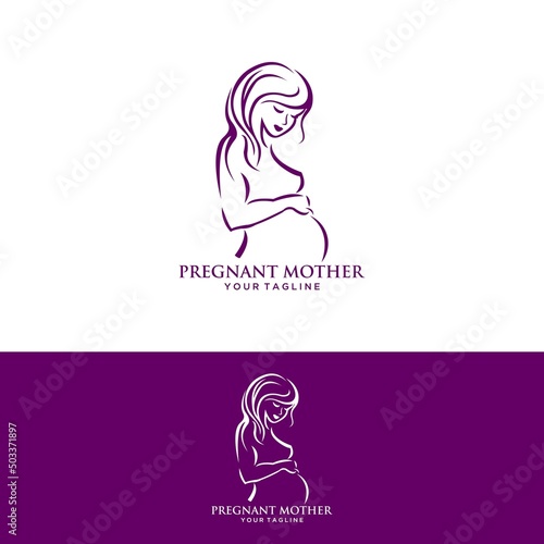 pregnant woman logo