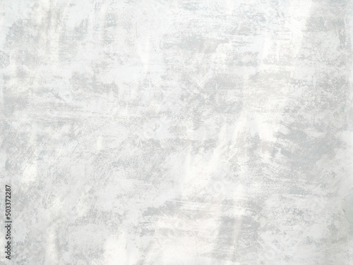 White concrete or cement painted wall texture for background