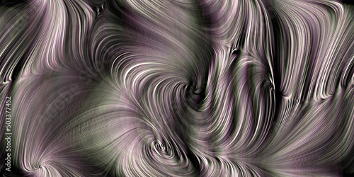 Grey violet mystic twirls. Seamless arcane oracular spins background texture.