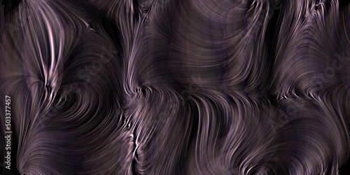 Dark mystic twirls. Seamless mystery vibrating turning background texture.