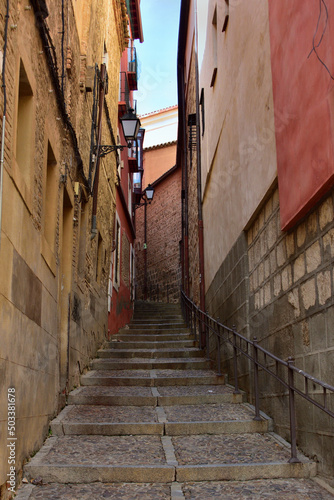 Toledo street in Spain