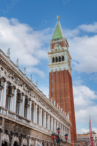 The Campanile of St. Mark's Cathedral Venice, Italy. © Sergey