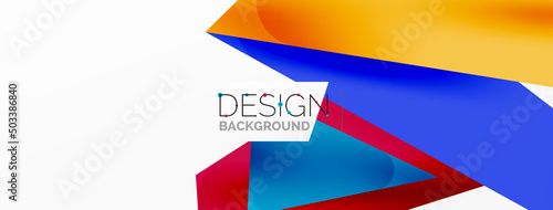 Background abstract overlapping shapes. Minimal composition vector illustration for wallpaper banner background or landing page Free Download Background abstract overlapping shapes. Minimal composition vector illustration for wallpaper banner background or landing page - GFXLoad