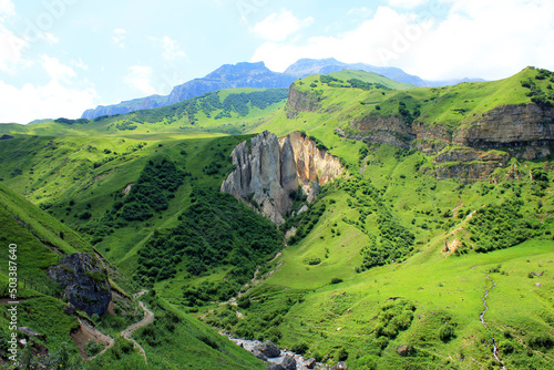 Beautiful green mountains. Shahdag photo