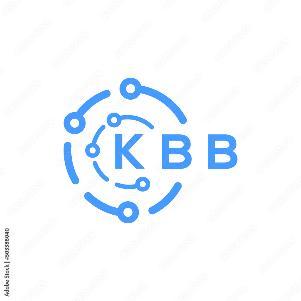 KBB technology letter logo design on white background. KBB creative initials technology letter logo concept. KBB technology letter design. KBB technology letter logo design on white background. KBB creative initials technology letter logo concept. KBB technology letter design.