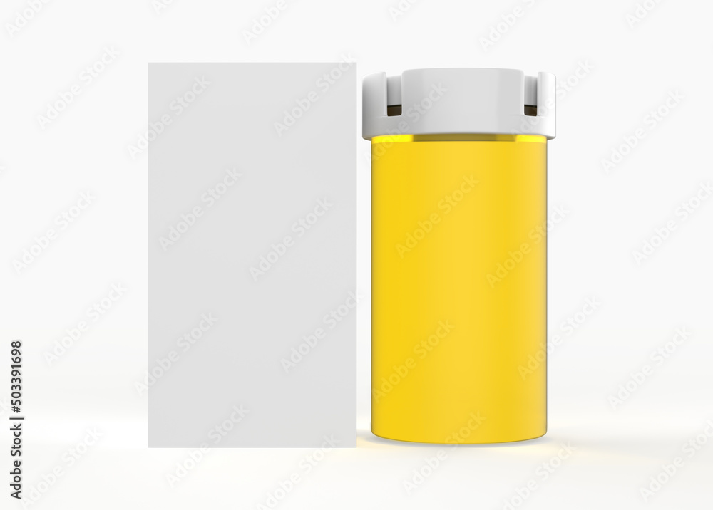 Packaging of tablets and pills isolated on white background. 3d illustration Packaging of tablets and pills isolated on white background. 3d illustration
