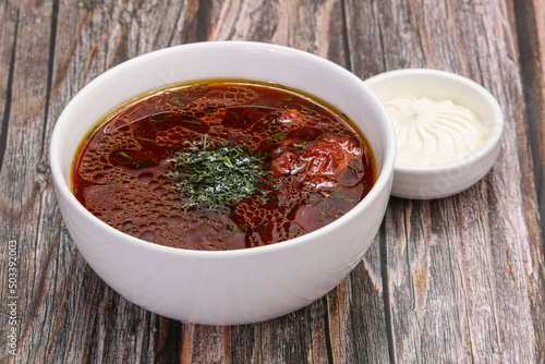 Ukrainian borsch - cabbage with meat © Andrei Starostin