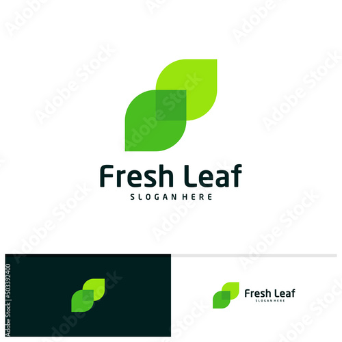Leaf logo vector template, Creative Leaf logo design concepts