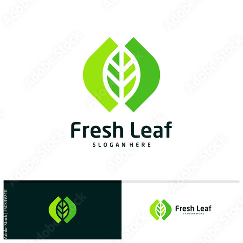 Leaf logo vector template, Creative Leaf logo design concepts