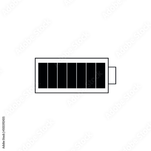 Vector image of a phone battery icon