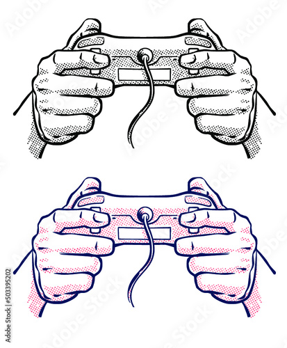 Video Game Controller Vector Art