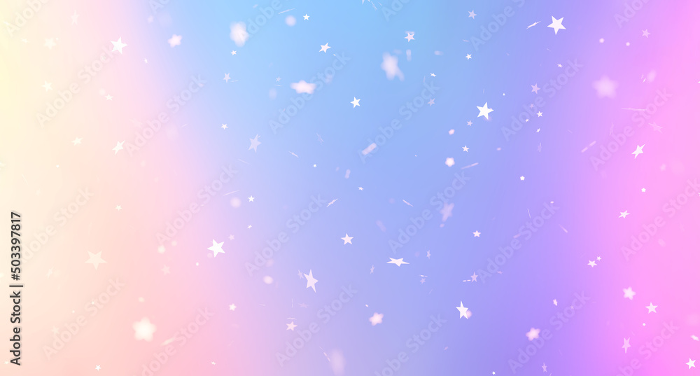 banner rainbow unicorn style bright abstract background with stars banner rainbow unicorn style bright abstract background with stars