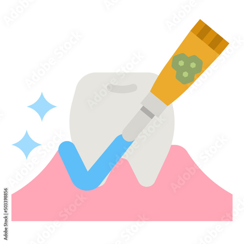 nanotech flat icon