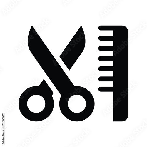 Grooming icon vector graphic illustration