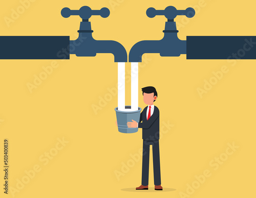 Multiple streams of income. passive income or revenue from invest in multi assets