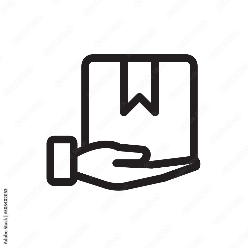 Delivery , Delivery service outline icon. Delivery , Delivery service outline icon.