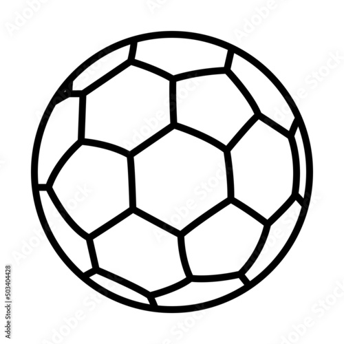 Icon Of Football Ball