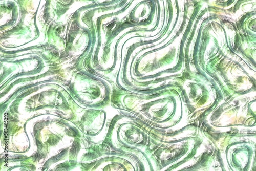 design round shining raw metal waves cg background texture illustration