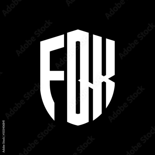 FQK letter logo design. FQK modern letter logo with black background. FQK creative  letter logo. simple and modern letter logo. vector logo modern alphabet font overlap style. Initial letters FQK    photo