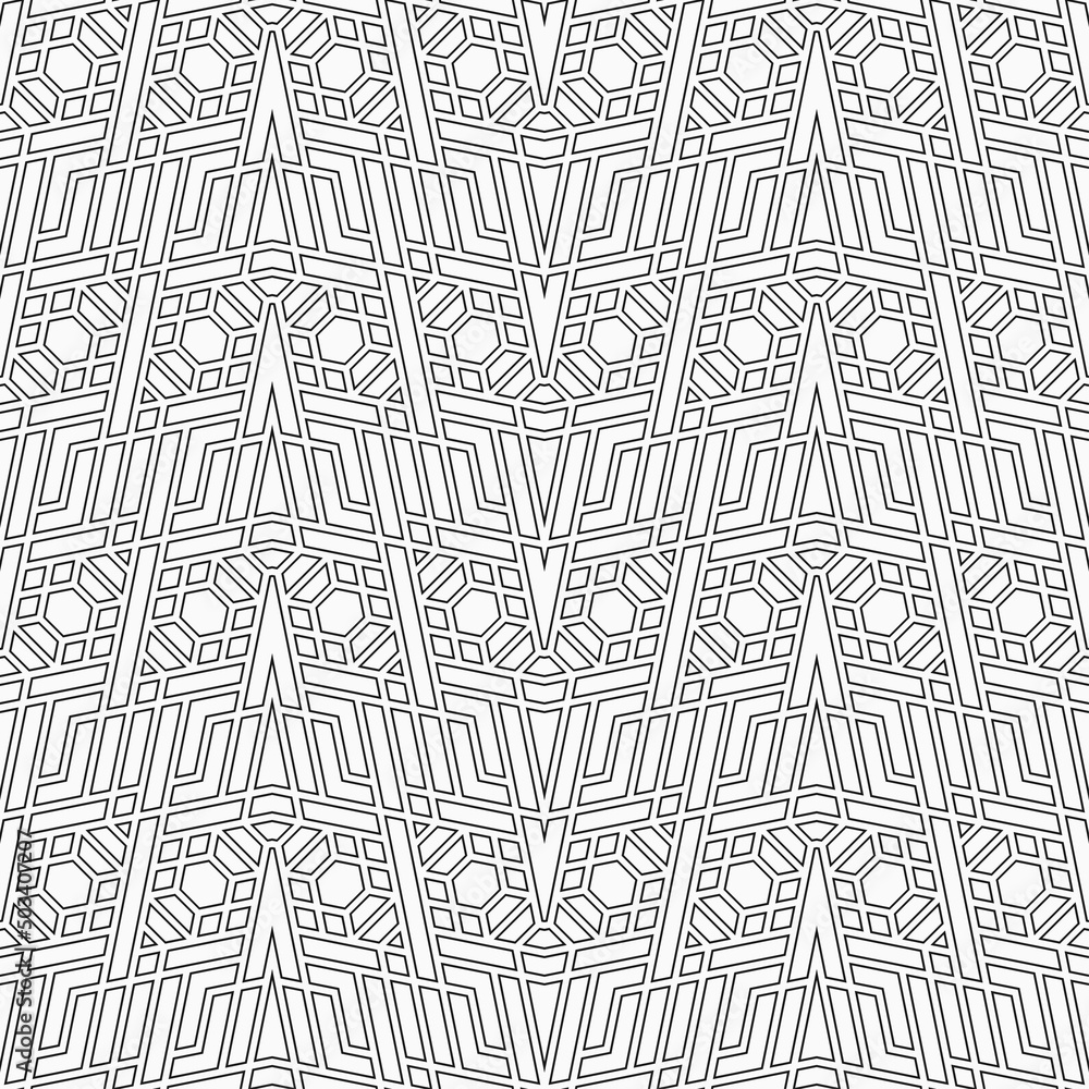 Seamless pattern with geometric shapes. Seamless pattern with geometric shapes.