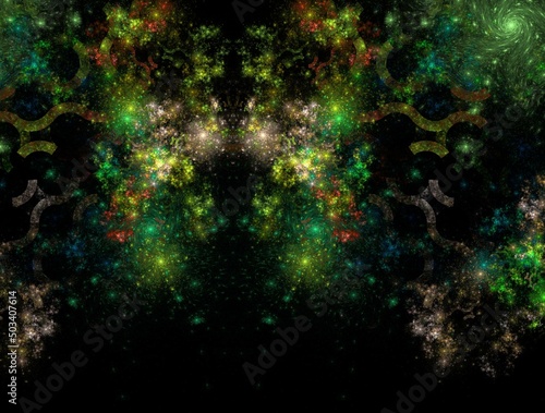 Imaginatory fractal abstract background Image © Ni23