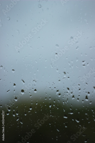 rain drops on window