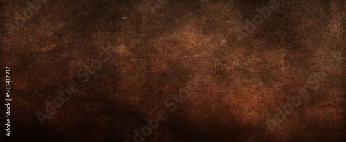 Dark brown background - grunge textured wall for your design.
