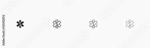Vector medical Icon vector illustration