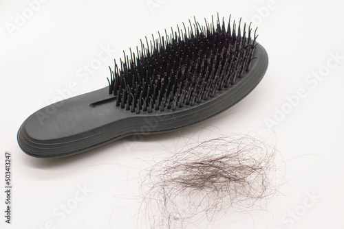 the problem of hair loss. Hair on the comb