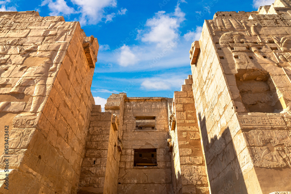 Medinet Habu temple in Luxor