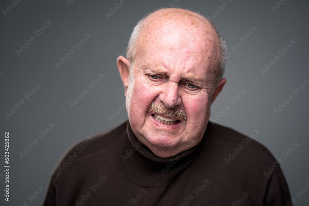 Senior man lonely at home, anxious/afraid to go out - self isolation/ quarantine due to COVID-19/ Coronavirus social distancing/prevention concept Senior man lonely at home, anxious/afraid to go out - self isolation/ quarantine due to COVID-19/ Coronavirus social distancing/prevention concept