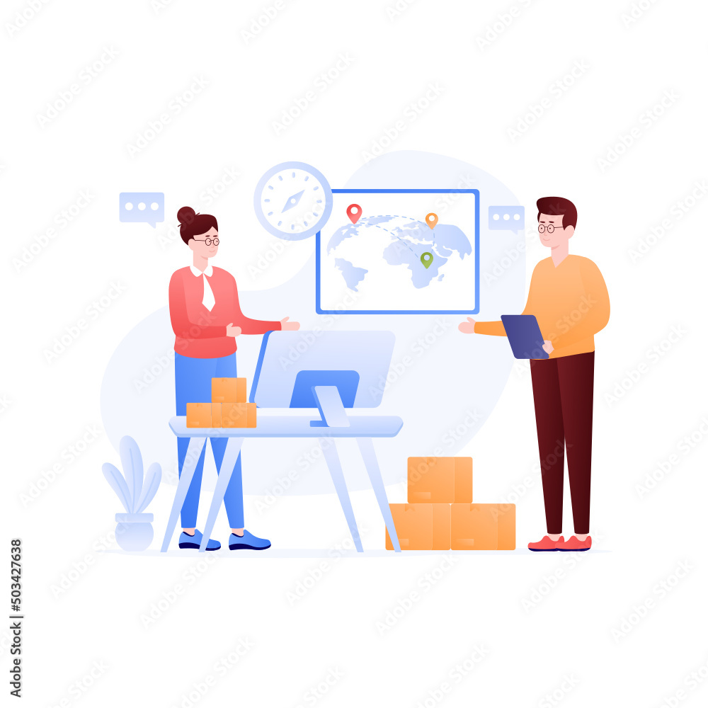 Fototapeta premium Online Tracking 