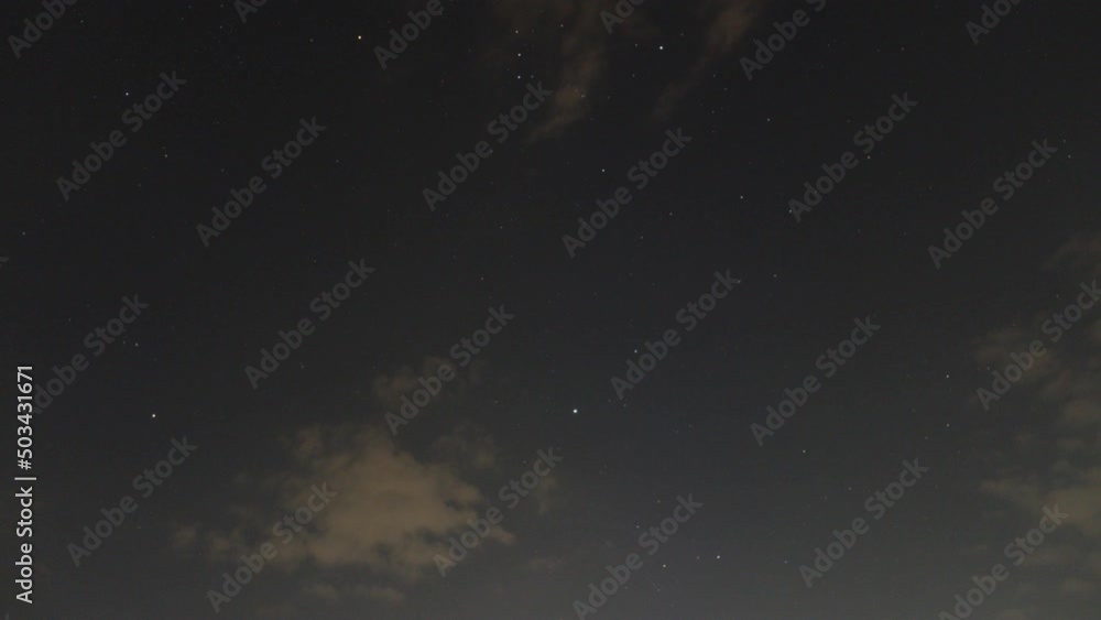 Time lapse of star in the night Time lapse of star in the night