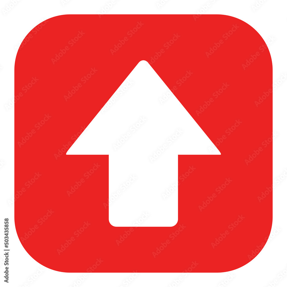 Pfeil nach oben und App Icon Pfeil nach oben und App Icon