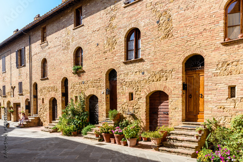 Fototapeta Naklejka Na Ścianę i Meble -  Pienza, Toscana, Siena, Val d'Orcia