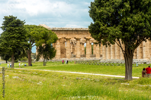 Veduta templi Paestum