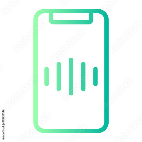 voice assistant gradient icon