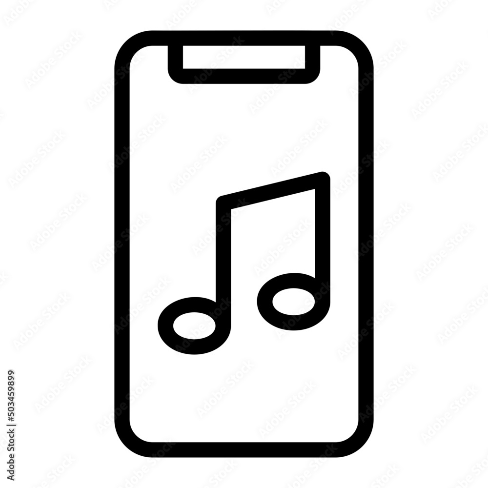 music line icon music line icon