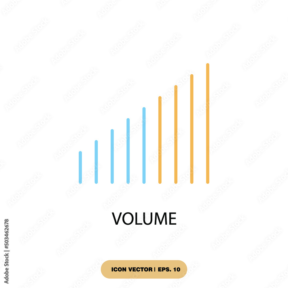volume icons symbol vector elements for infographic web volume icons symbol vector elements for infographic web