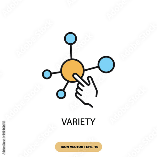 variety icons  symbol vector elements for infographic web