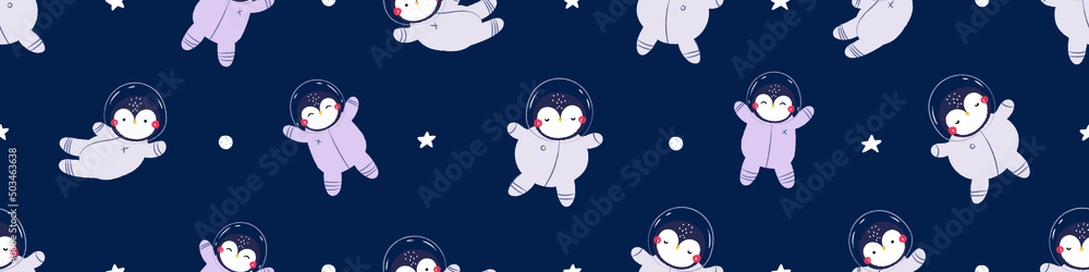 seamless pattern wild animal in space, cute vector illustration, childish design seamless pattern wild animal in space, cute vector illustration, childish design