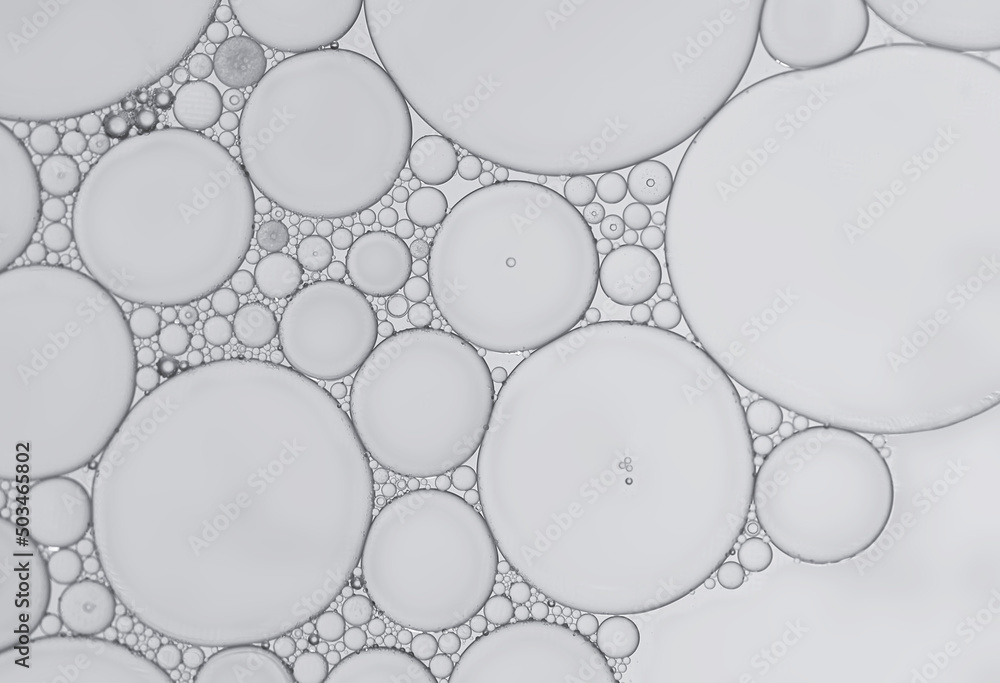 Oil bubble and pattern on grey background. Oil bubble and pattern on grey background.