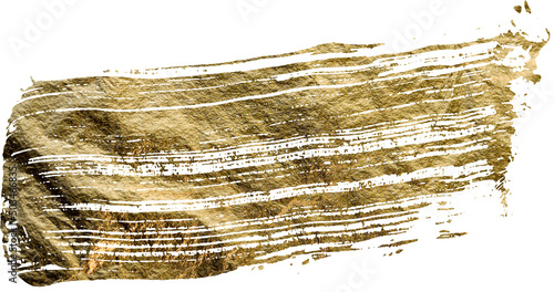 gold foil brush mark