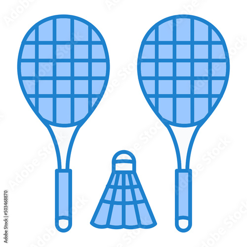 Badminton Icon Design