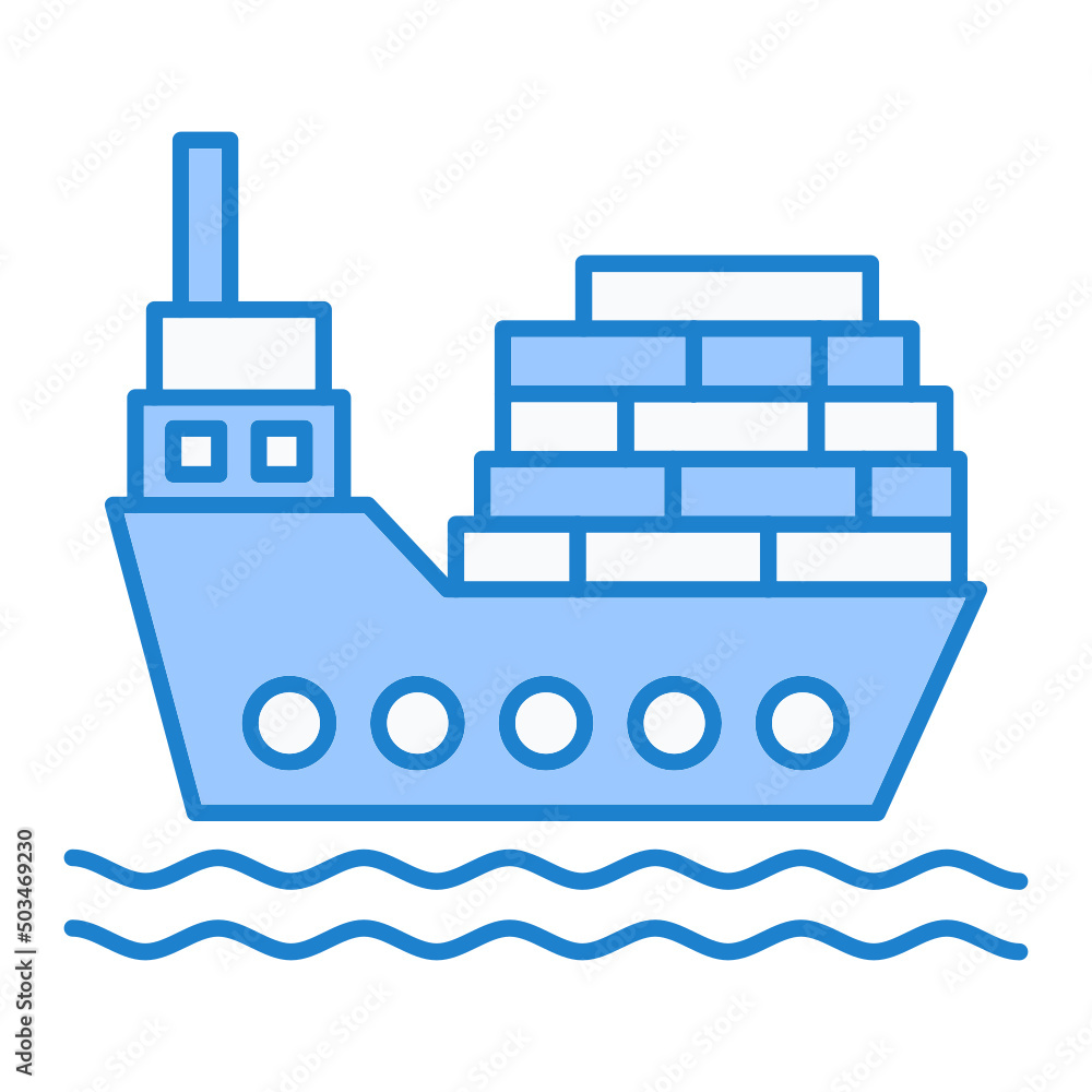 Cargo Ship Icon Design Cargo Ship Icon Design