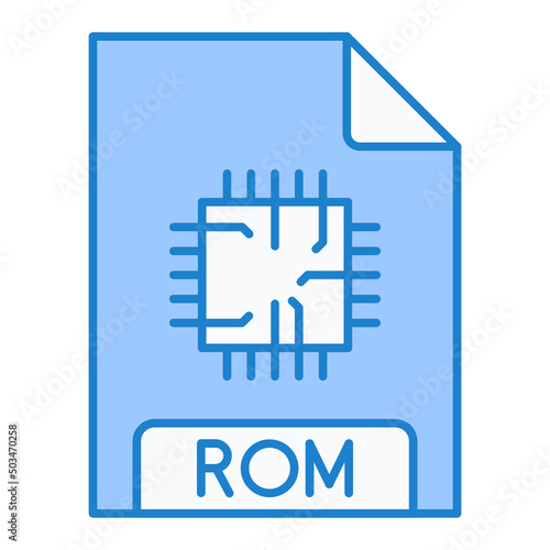 ROM File Format Icon Design