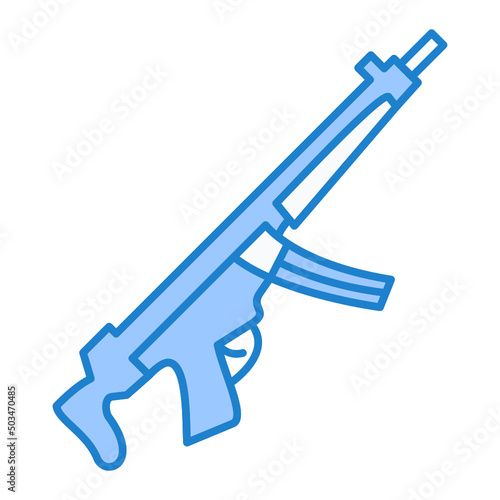 Machine Gun Icon Design