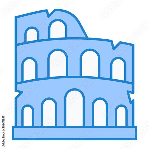 Colosseum Icon Design